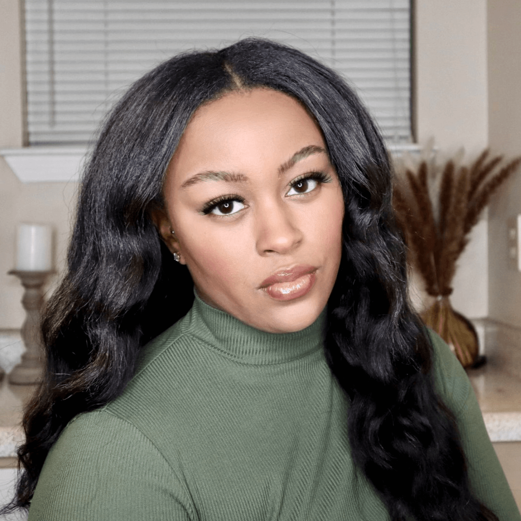 Thin Leave Out I Part Wig Kinky Straight