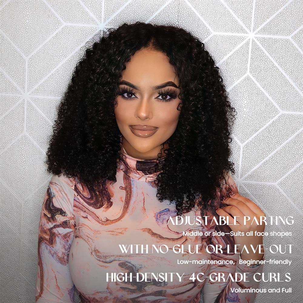 No Leave Out I Part Curly Wig