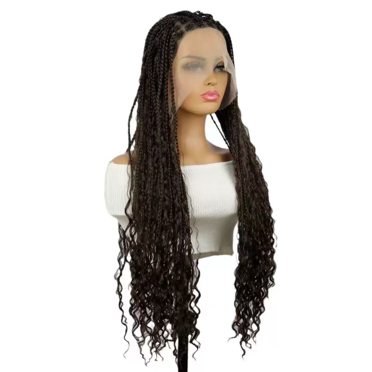 Full Lace Kinky Twist Wig With Invisi Drawstring