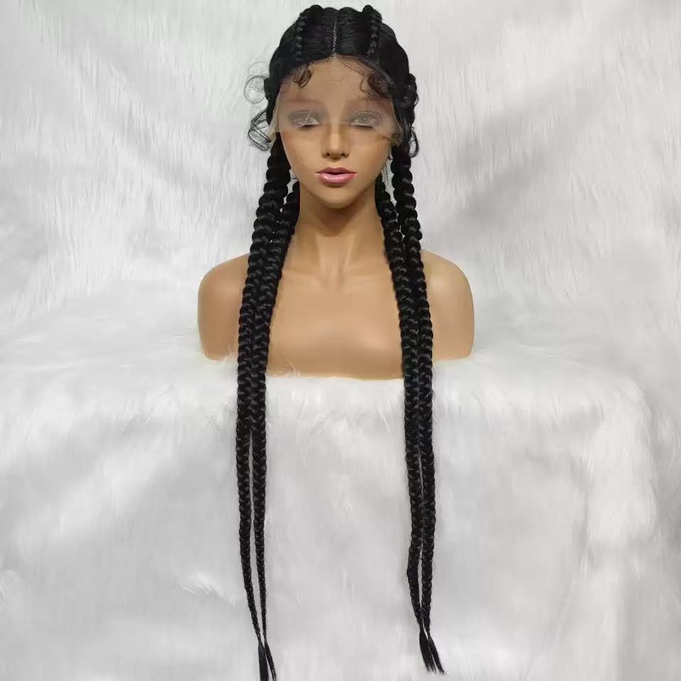 Full Lace Knotless Micro Sisterlocs Braids Bohemian Invisi Drawstring Wig