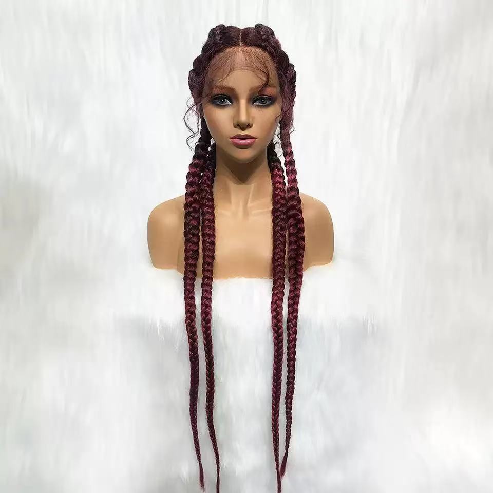 Full Lace Knotless Micro Sisterlocs Braids Bohemian Invisi Drawstring Wig