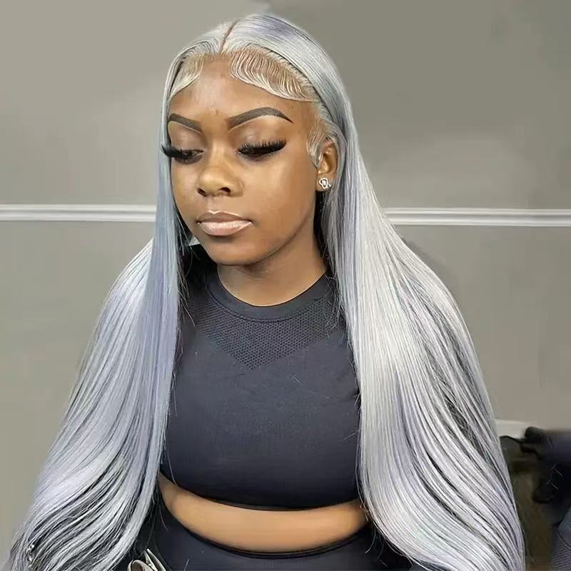 180% Density Body Wave / Straight Glueless 13x4 Frontal Lace Long Wig Pre-Cut Lace