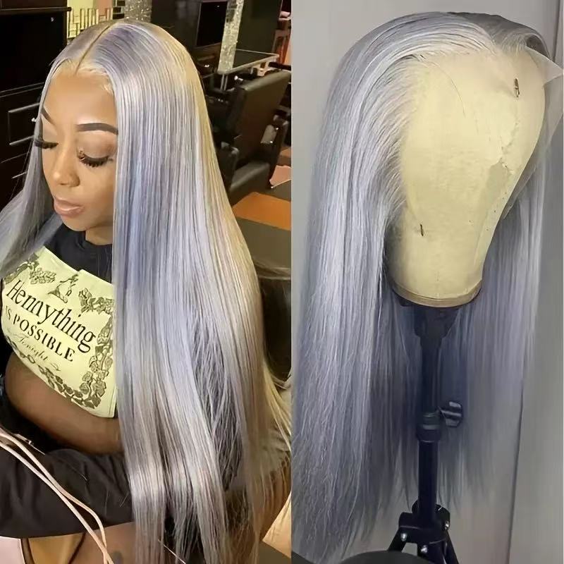 180% Density Body Wave / Straight Glueless 13x4 Frontal Lace Long Wig Pre-Cut Lace