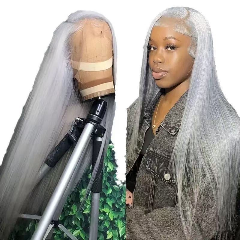 180% Density Body Wave / Straight Glueless 13x4 Frontal Lace Long Wig Pre-Cut Lace