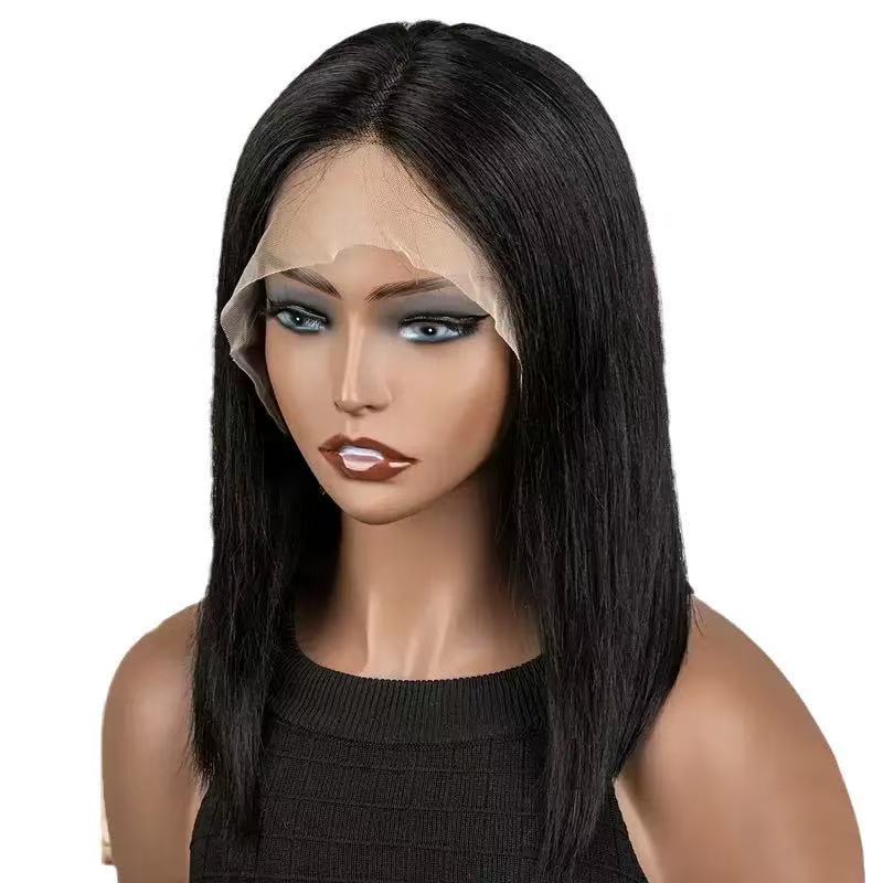 PreMax Wigs - Natural Black / Blonde Highlight C Part Glueless Lace Front Bob Wig