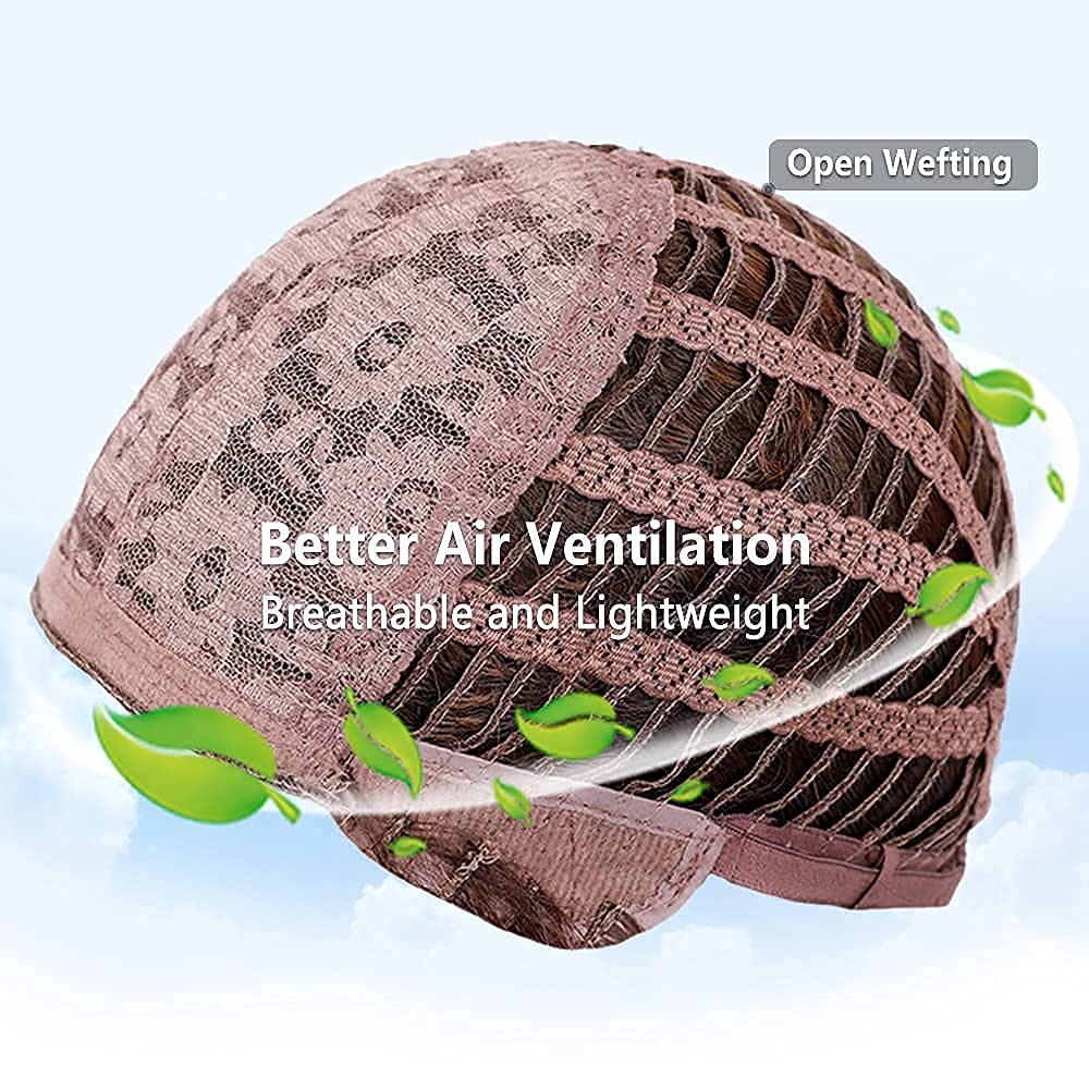 Long Layered Synthetic Hair Wigs for Women with Bang (Dark Blonde)