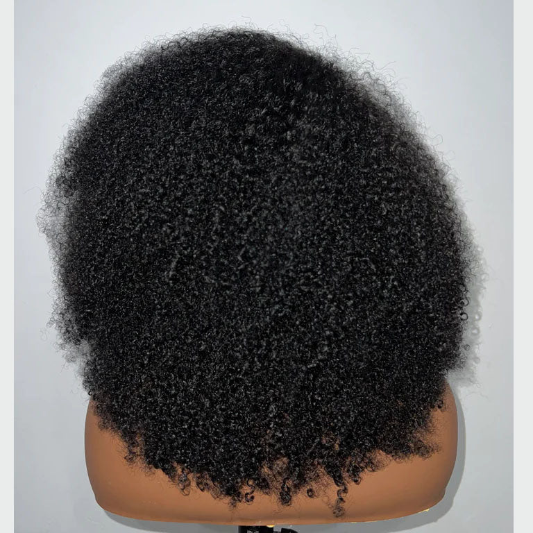 Afro Coily HD Lace Frontal With 4c Kinky Edges Wig
