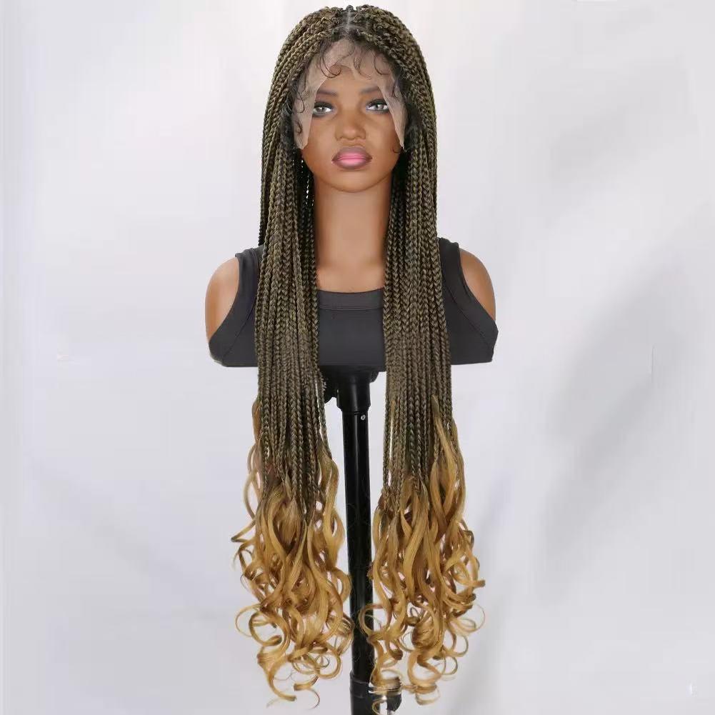 Full Lace Kinky Twist Wig With Invisi Drawstring