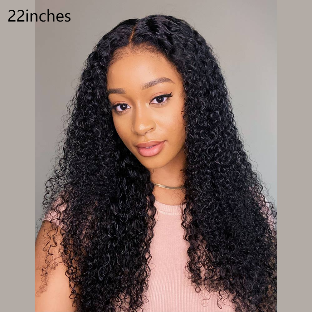 Ventilated Curly HD Lace Frontal With Kinky Edges Wig