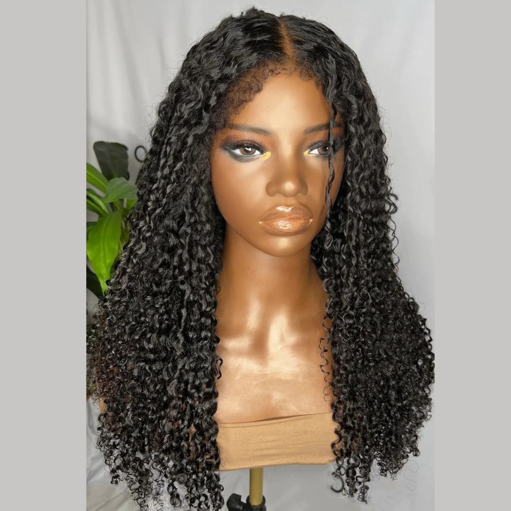 Ventilated HD Lace Frontal Curly With Kinky Edges Wig