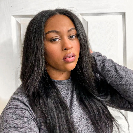 Thin Leave Out I Part Wig Kinky Straight