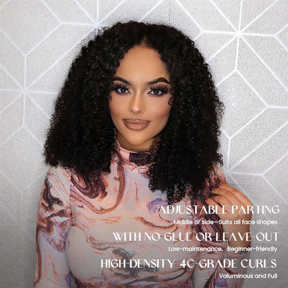 No Leave Out I Part Curly Wig