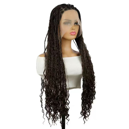 Full Lace Kinky Twist Wig With Invisi Drawstring