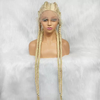 Full Lace Knotless Micro Sisterlocs Braids Bohemian Invisi Drawstring Wig