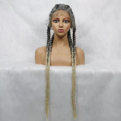 Full Lace Knotless Micro Sisterlocs Braids Bohemian Invisi Drawstring Wig