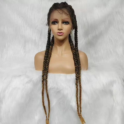 Full Lace Knotless Micro Sisterlocs Braids Bohemian Invisi Drawstring Wig