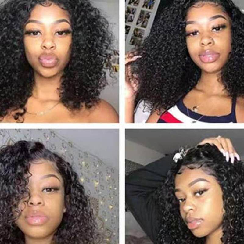 Soft Kinky Curly Glueless 5x5 Closure HD Lace Wig Ready to Go