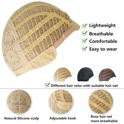 Black Wigs with Bangs Synthetic Dark Brown Wig Long Straight Wig for Women Party and cosplay wig (23" Natural Black NEW)