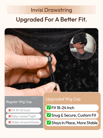 7x5 Bye Bye Knots™ Wig Glueless Lace Balayage Highlight Body Wave Drawstring & With Bangs Wig