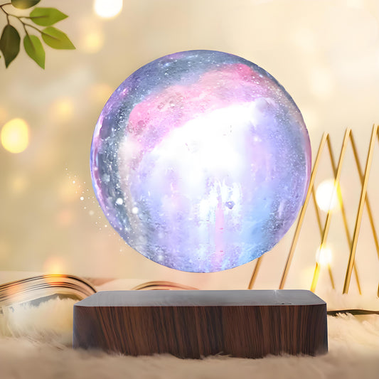 Levitating Galaxy Lamp - Magnetic Floating Planet Night Light for Bedroom & Office