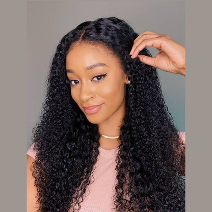 Ventilated Curly HD Lace Frontal With Kinky Edges Wig