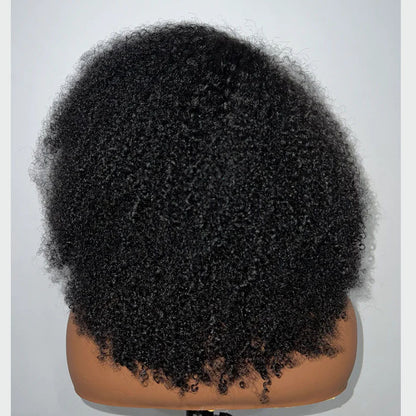 Afro Coily HD Lace Frontal With 4c Kinky Edges Wig