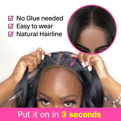 Put on & Go Glueless Curly 5x5 Pre Cut HD Lace Wig Beginner Friendly