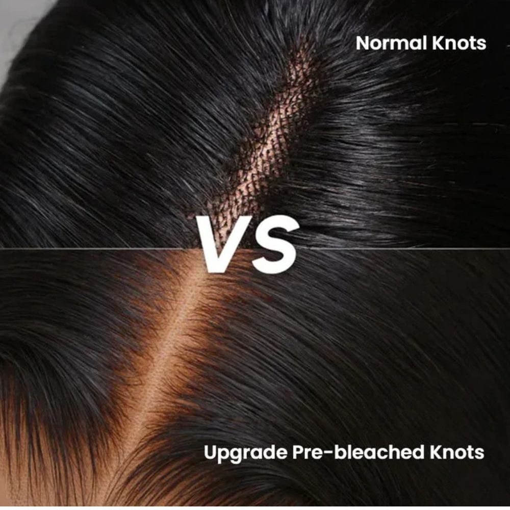 Kinky Straight Hd Lace Frontal With 4C Kinky Edges Wig