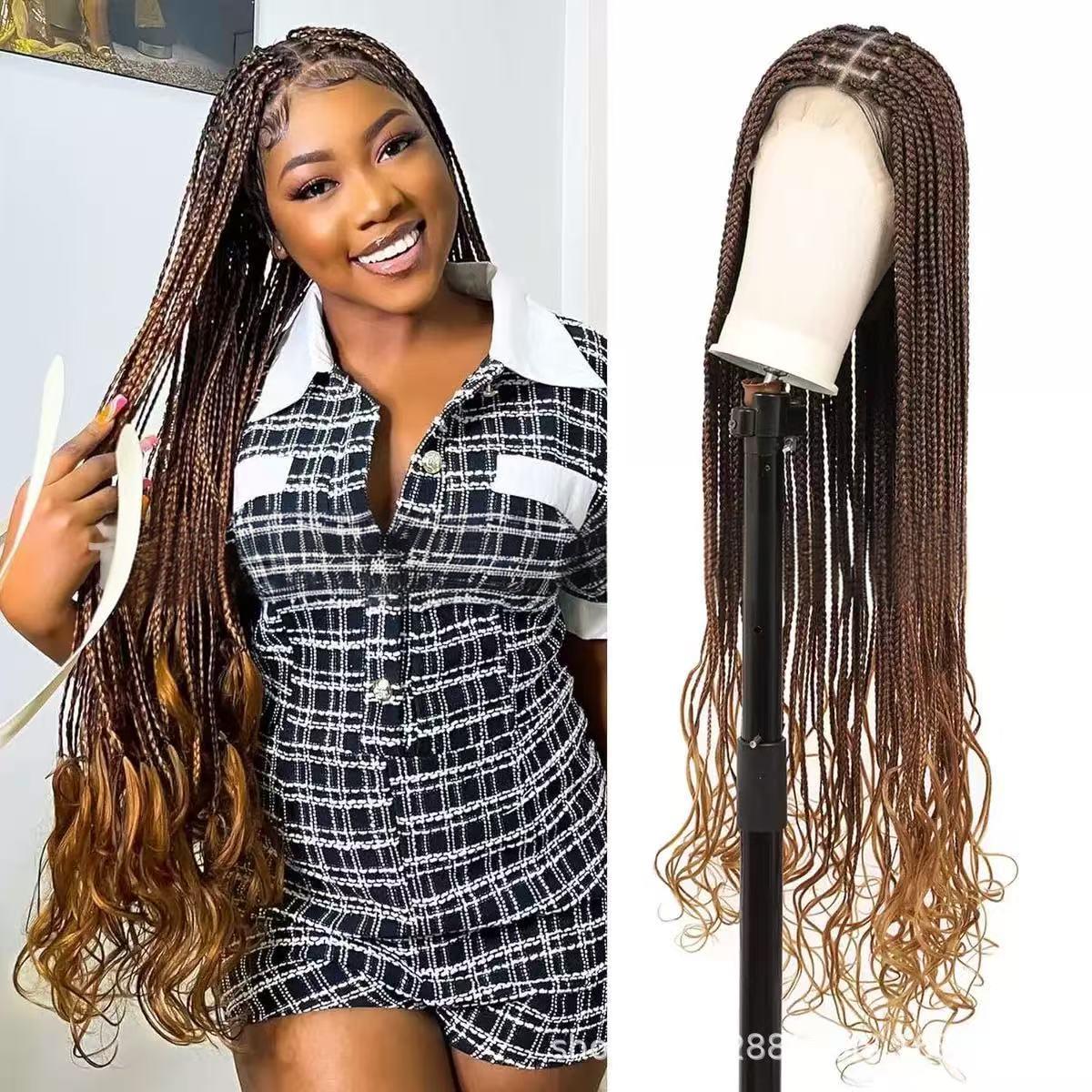 Full Lace Kinky Twist Wig With Invisi Drawstring