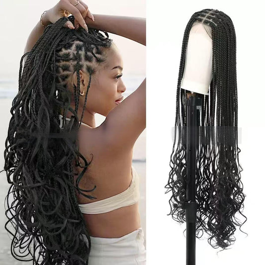 Full Lace Kinky Twist Wig With Invisi Drawstring