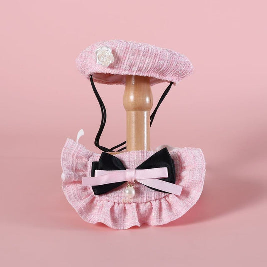 Chanel-Style Pet Beret Set