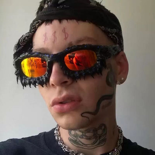Epoxy Drip Punk Sunglasses