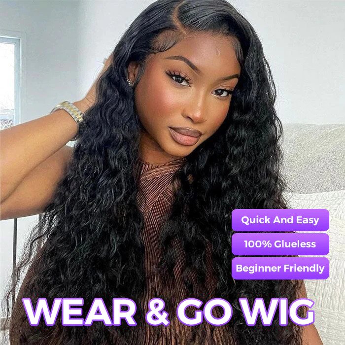 Put on & Go Glueless Curly 5x5 Pre Cut HD Lace Wig Beginner Friendly
